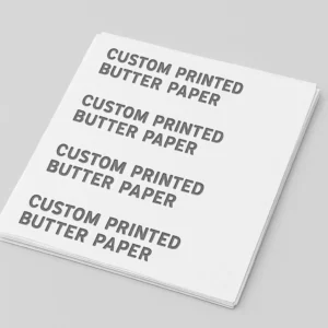 Custom Printed Butter Paper Sheets